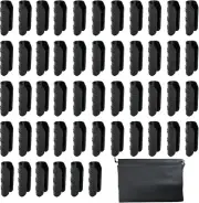 60 Pcs 3/4Inch Plastic Greenhouse Clips Snap Clam Tube Clip for Sunshade Nets