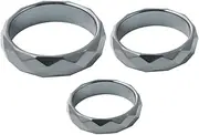 MOLUCKFU 3pcs Multipurpose Magnetic Hematite Finger for Anxiety and Practical Treatment Inner Magnetic Therapy for Circulation and
