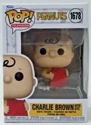Funko Pop! Television Peanuts Charlie Brown With Kite #1678 With Pop Protector