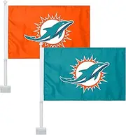 FOCO Minnesota Vikings NFL 2 Pack Solid Car Flag