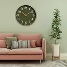 Visibility Wall Clock Battery-powered Quartz 3d Numbers with Silent Movement