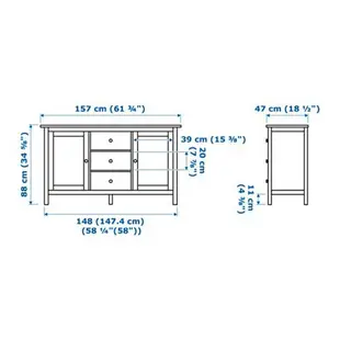 絕版品/北歐工業LOFT風格經典IKEA宜家HEMNES原木邊櫃/白色/五斗櫃抽屜櫃收納櫃/二手八成新/特$8800