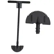 Oliynedy Lawn Edger Tool, Manual Grass Edger Long Handle 36 inch, Steel 36"