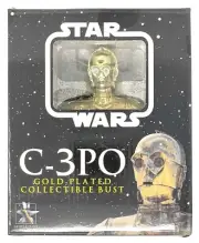Star Wars Gentle Giant C-3PO Gold Plated Bust 2004 New In Box #885/8000