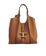 Tod's Timeless Logo Plaque Mini Tote Bag One size brown