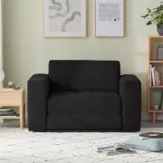Rio Armchair Sofa Bed - Slate / Long Single