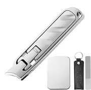 yupeuooe Nail Clipper Set For Women - Oblique Mouth Travel Size Nail Kit,Folding Ultra-Thin Stainless Steel Scissors For Toddler Safety