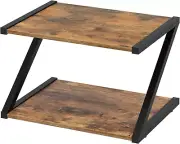 Desktop Printer Stand 2Tier Printer Table Storage Shelf under Desk Printer Stand