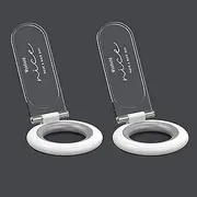 Toilet Lid Lifter, Toilet Seat Lifter Toilet Seat Handle Lifter Toilet Cover Lifter,Avoid Touching Toilet Cover Handle,2 PCS White.