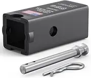 TangMiGe Trailer Hitch Receiver Extender Adapter Reducer Sleeve Set, 3 to 2-1/2 or 2 Inch, 2-1/2 to 2 Inch, 3" 2.5" 2" Receiver Hitches Towing Accessories, with Pin and Clip