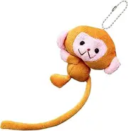 Portable Cartoon Monkey Keychain - Plush Adorable Enkanto, Small Toys Keychain | Creative Monkey Bags Accessory, Stuffed Mini Monkey Gift, Keychain Holder