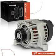 New Alternator 105A/12V Clockwise 5-Groove Pulley for Fiat 500 2012-2013 L4 1.4L (for: Fiat)