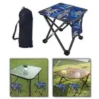 Folded Camping Stool Fishing Chair Seat with Storage Bag Lightweight Portable