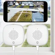 Girafit 3MP 2K Window Camera, 2.4GHz 5GHz WiFi Cameras for Home Security, 2 Pack with ChroMax Al Color Night Vision, Person and Motion Detection, 24/7 Recording,