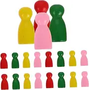 Sosoport Board Game Pieces 40pcs Wooden Chess Set for Chinese Checkers Flying Chess