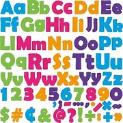 260 PCS Bulletin Board Letters for Classroom 4” Letters Combo Pack Set Colorful Rainbow Classroom Decorations Alphabet Numbers Symbols Letters for Bulletin Board Cutouts Card for Classroom Decor