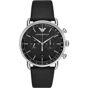 [Emporio Armani] Watch Aviator Ar11143 Men'S Regular Black_
