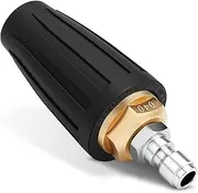 Turbo Nozzle Pressure Washer, Premium 4000 PSI Max Rotating Pressure Washer Nozzle Tips with 1/4 Quick Connect for Cleaning Driveway, Brick, Concrete, Patio, Vinyl Surface, 4.0 GPM 4.0 Orifice