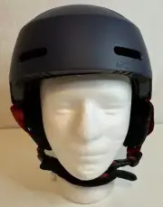 Monata Snowboard Ski Helmet Navy Dial Adjust M/L 55-61 Cm CPSC New