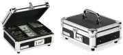 GUARDIAN Lock - 2 Boxes - Cash Jewelry Case Combination Lock Safe 7x10x3 Large
