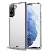 ZUSLAB Galaxy S21+ Plus 5G Slim Hybird Case Shockproof Protective Transparent Hard Back Cover for Samsung - Clear
