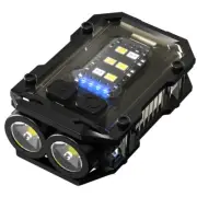 Super Bright Flashlight Keychain Light EDC Pocket Torch LED Rechargeable Lamps