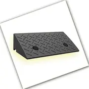 MAEEHDNKM Portable Cars Curb Ramps, Rubber Loading Ramp 2" 8" Rise Non-Slip Wheelchair Threshold Ramp Heavy Duty Driveway Ramps for Doorway Sidewalk Garage(H 8 CM/3")