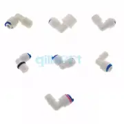 (5) 1/4" 3/8" O/D Quickfit Elbow Male BSP Pipe Fitting RO Water Reverse Osmosis