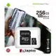 Kingston 金士頓 256GB microSDXC UHS-I U3 A1 V30 記憶卡 (SDCS2/256GB)