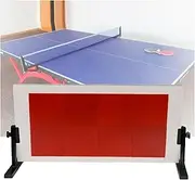 Desktop Table Tennis Rebound Board,Ping Pong Return Board Trainer with Eight Rubbers,for Gym Home and School