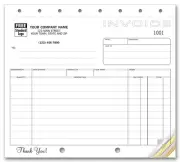 1000 Small Business Invoice, Nebs/Deluxe Carbonless # 105, 2 Part