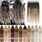 CLEARANCE Tape In Russian Remy Human Hair Extensions Skin Weft Balayage 10-80PCS