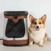 Pet Backpack Carrier for Dog Cat Large Handbag Cage Bag Padded Shoulder Strap AU
