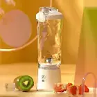 Portable Juicer Blender IPX7 Wireless Fruit Juicer USB Rechargeable 600ml Large