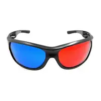 在飛比找PChome24h購物優惠-超舒適 紅藍3D立體眼鏡