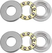 uxcell F9-20M Thrust Ball Bearings 9mm x 20mm x 7mm Chrome Steel Single Direction 2pcs