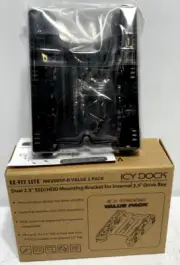 ICY DOCK MB290SP-B Dual 2.5" Mounting Bracket for Internal 3.5"
