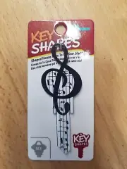 MUSIC NOTE TREBLE CLEF SHAPED SCHLAGE SC1 KEYBLANK