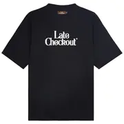 [Late Checkout] Black White Logo Tee