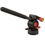 Compact Pro Fluid Pan Tilt Ball Head with Arca-Type Base for Tripod Monopod