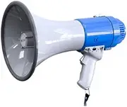 ER55S DOSS 25W Handheld Megaphone Lightweight, Strong Abs Construction Lightweight, Strong Abs Construction, Comfortable, Balanced Pistol Grip Handle with Shoulder Carry Strap