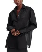 Boss Bekani Crystal Embellished Blouse