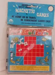 NOS Cathay Magnetic Travel Game Solitaire in Convenient Carrying Case FREE SHIP