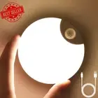 4x Motion Sensor Night Lights Rechargeable 33 LED Stick-On for Closet Hallway