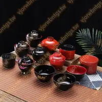 在飛比找蝦皮購物優惠-日式味增湯碗日韓料理商用碗創意個性湯盅帶蓋碗和風湯飯碗蘸汁碗