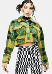Envy Staring Contest Plaid Jacket