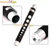 LED Pen Light with Pupil Gauge +Reuseable For Doctor Pocket Diagnostic