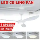 52" Ceiling Fan with Light & Remote DC Motor 3 Blades 1300mm Living Room Bedroom