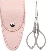 Small Embroidery Scissors,Small Sewing Scissors with Cover,Travel Scissors with