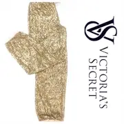 Victorias Secret Lounge Sleep Pants Bling Sequin Shimmer Jogger Style Size L